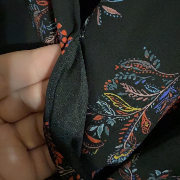 Collective Concepts Floral Print Dress Sz LP - Picture 3 of 6